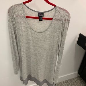 MATERNITY Shirt tunic motherhood gray plus size